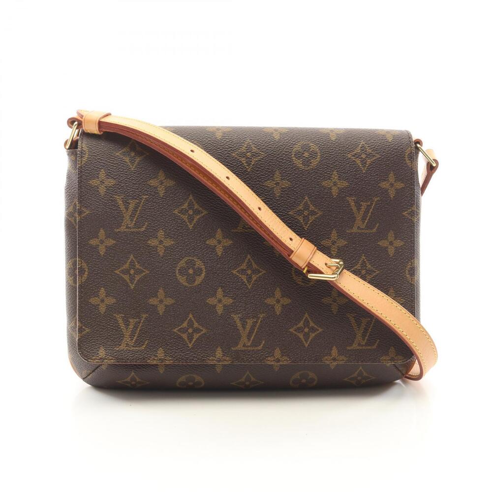 Louis Vuitton Musette Tango Short Strap Monogram Shoulder Bag Canvas Leather